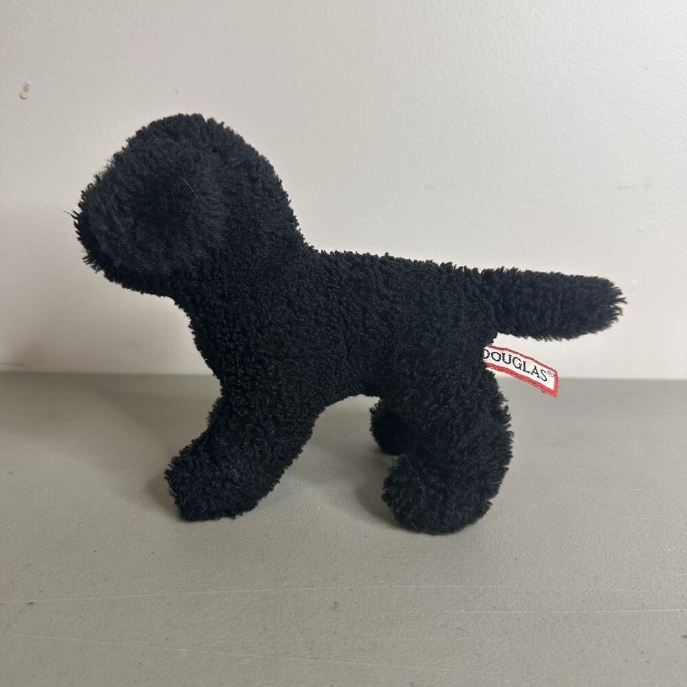 Douglas Brewster Black Lab Plush Stuffed Animal Puppy Realistic Dog